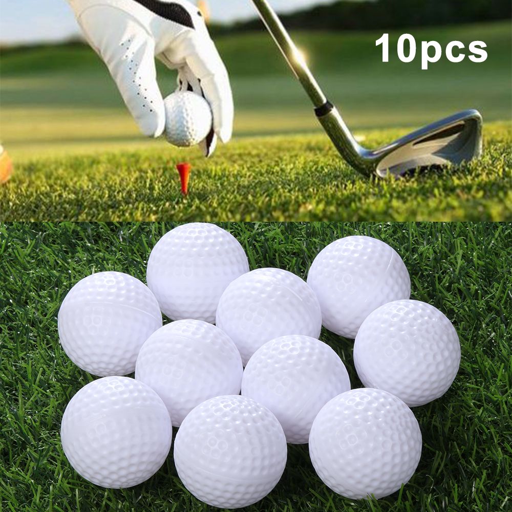 Prática Bolas de Golfe 10 Pcs  - Golf Exercise Equipment avaliação e preço