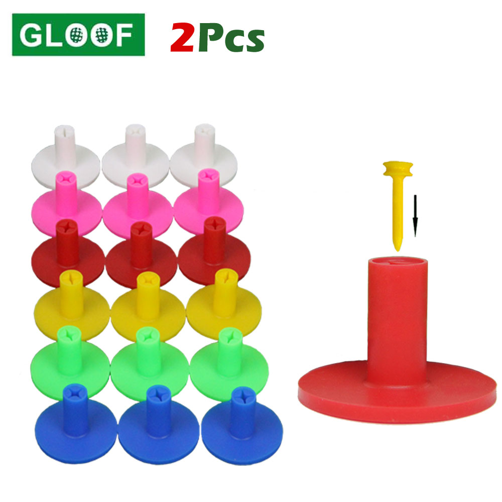 2 pçs borracha golfe t bola de - Golf Exercise Equipment avaliação e preço